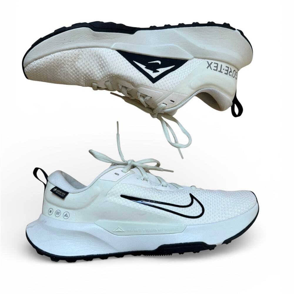 Nike Juniper Trail 2 Gore-tex Running Sneakers White Women Size 9 FB2065-100 - Picture 3 of 11